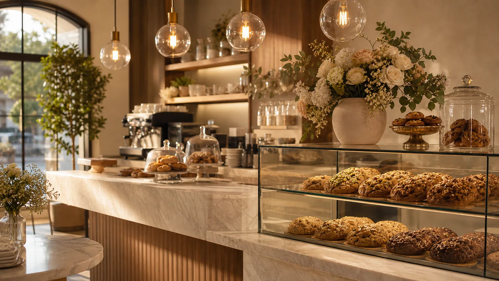 Interior de boutique bakery inspirado en CRÖM